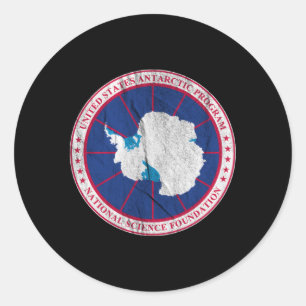 Antarctica, VS Antarctisch Programma Ronde Sticker