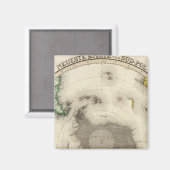 Antarctica, zuidelijk halfrond magneet (Voorkant / Achterkant)