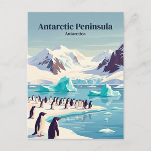 Antarctisch Schiereiland Antarctica Briefkaart