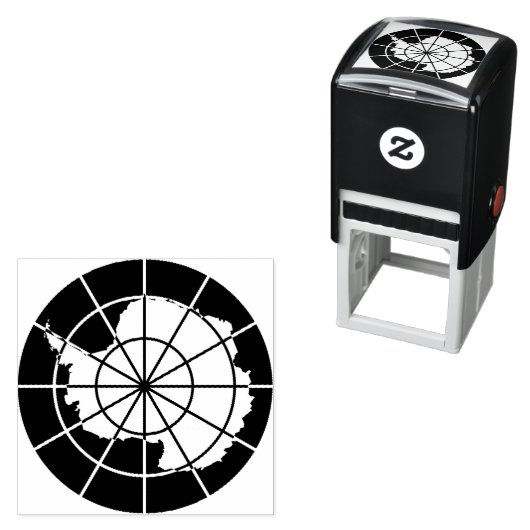 Antarctisch verdragssysteem Zelfinking Rubber Stam Zelfinktende Stempel (In situ)