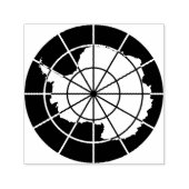 Antarctisch verdragssysteem Zelfinking Rubber Stam Zelfinktende Stempel (Design)