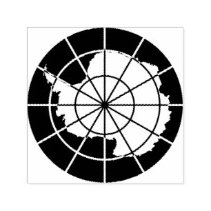 Antarctisch verdragssysteem Zelfinking Rubber Stam Zelfinktende Stempel