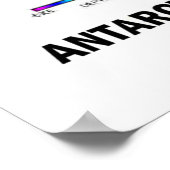 Antarctische cirkelstroming (oceaanstroomkaart) poster (Hoek)