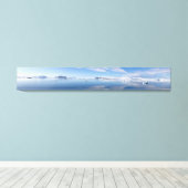 Antarctische geluidspanorama canvas afdruk (Insitu (Houten vloer))