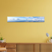 Antarctische geluidspanorama canvas afdruk (Insitu (Woonkamer))