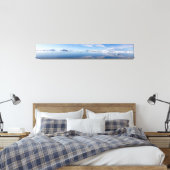 Antarctische geluidspanorama canvas afdruk (Insitu (Slaapkamer))