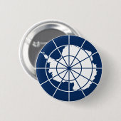 Antarctische kenteken ronde button 5,7 cm (Voorkant /achterkant)