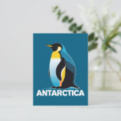 Antarctische pinguïn briefkaart (Staand voorkant)