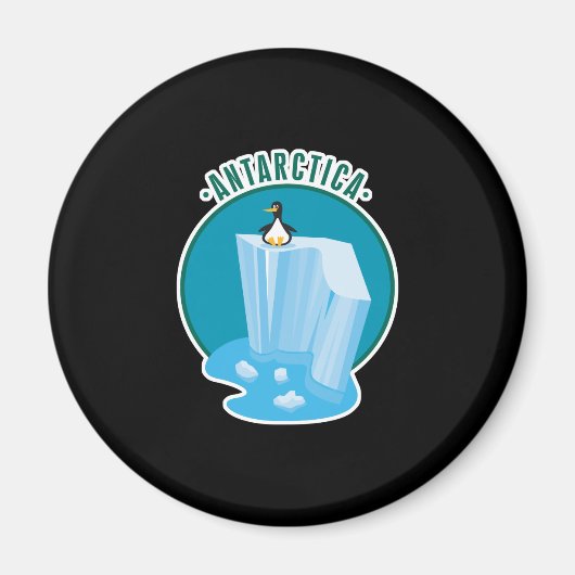 antarctische pinguïn ontwerp magneet (Voorkant)