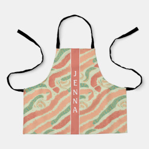 Antarctische schaal worm pastel kleurrijk patroon schort