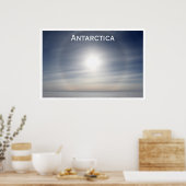 Antarctische zon over Horizon, Siple Dome Poster (Keuken)