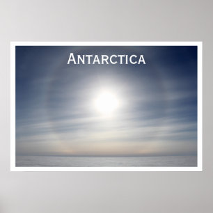 Antarctische zon over Horizon, Siple Dome Poster