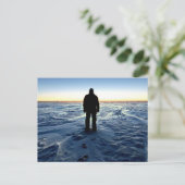 Antarctische zonnebank briefkaart (Staand voorkant)