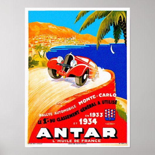 Antargas ~ autowegras AD Poster (Voorkant)