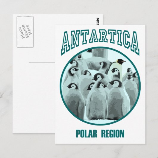 Antartica Briefkaart (Voorkant / Achterkant)