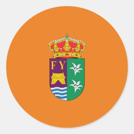 Antas, Spanje Ronde Sticker (Voorkant)