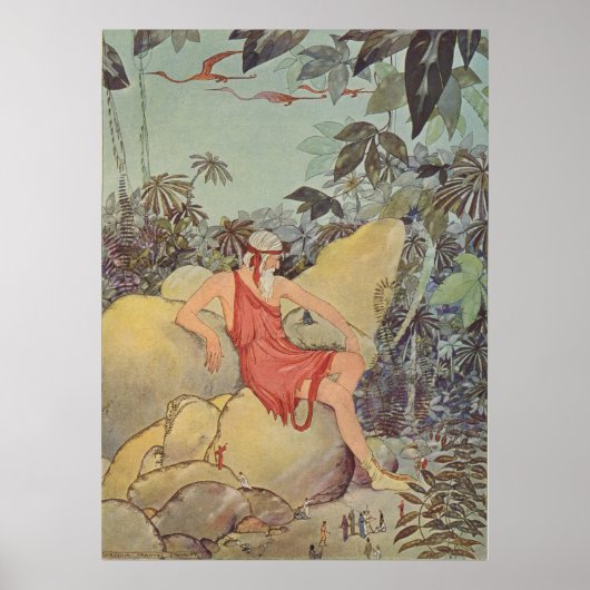Antaus en de Pygmies Poster (Voorkant)