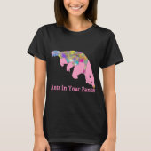 Anteater Funky Psychedelic Pink Funny Slogan T-shirt (Voorkant)