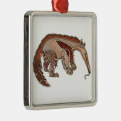 Anteater Metalen Ornament (Rechts)
