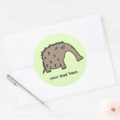 Anteater Ronde Sticker (Envelop)