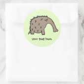 Anteater Ronde Sticker (Tas)