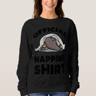 Anteater Sleeping Napping Pajama Anteater Trui