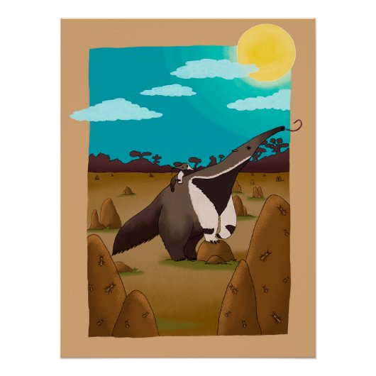 Anteater - Tamanduá Perfect Poster (Voorkant)