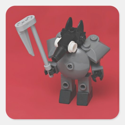 Anteater Vierkante Sticker (Voorkant)