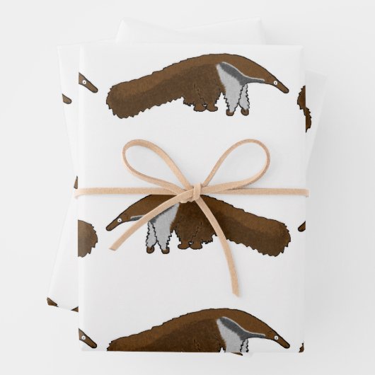 Anteater wrapping paper (In situ)