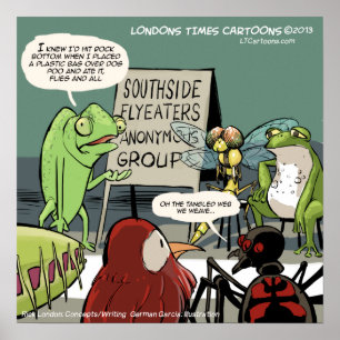 Anteaters Anonymous Funny 12-Stap Poster