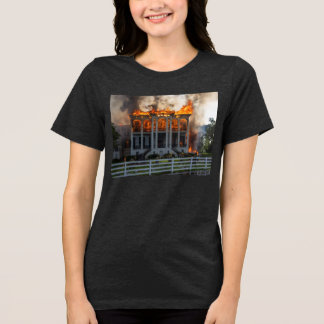Antebellum landhuis | Brand ontstaat in Nottoway R Tri-Blend Shirt