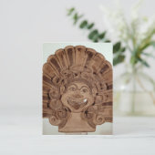 Antefix met het hoofd van een gorgon briefkaart (Staand voorkant)