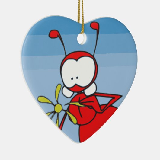 Antek de Lover Keramisch Ornament (Rechts)