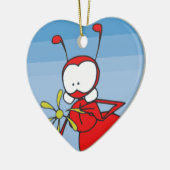 Antek de Lover Keramisch Ornament (Links)