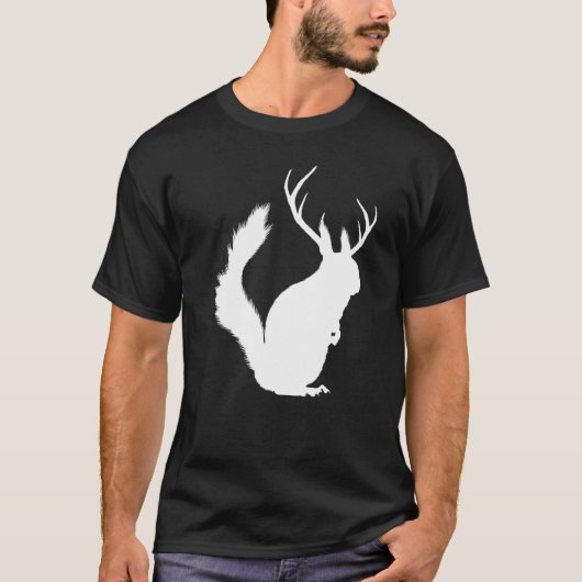 Antelabbit Squirrel Cute Rabbit Animal Grafisch T-shirt (Voorkant)