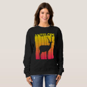 Antelope Animal Retro Kostuum Trui (Voorkant volledig)