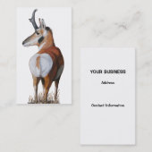 Antelope Book Mark Visitekaartje (Voorkant / Achterkant)