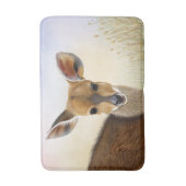 Antelope Bushbuck Young African Deer Drawing Badmat (Voorkant Verticaal)