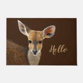 Antelope Bushbuck Young African Deer Drawing Deurmat (Voorkant)