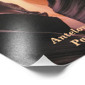 Antelope Canyon Abstracte Page Arizona Foto afdruk (Hoek)
