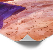 Antelope Canyon Aquarel Poster Aquarel (Hoek)