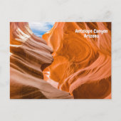 Antelope Canyon Arizona Blue Sky Uitzicht Briefkaart (Voorkant)