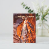 Antelope Canyon Arizona Briefkaart (Staand voorkant)