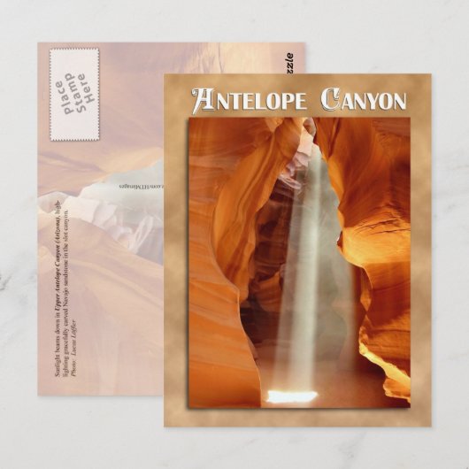 Antelope Canyon, Arizona Briefkaart (Voorkant / Achterkant)