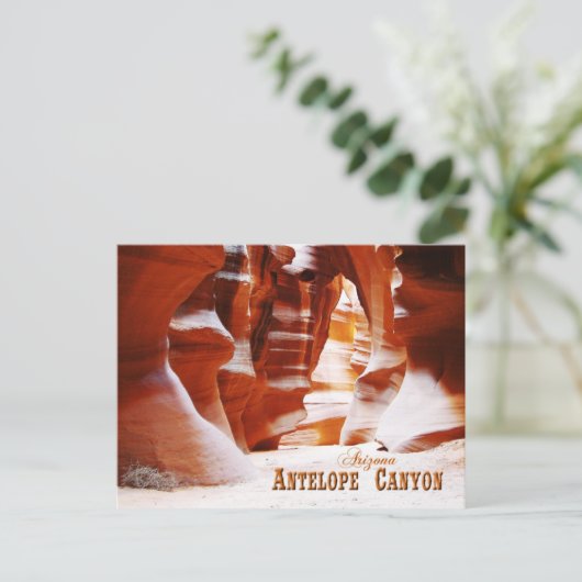 Antelope Canyon, Arizona Briefkaart (Staand voorkant)