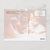 Antelope Canyon, Arizona Briefkaart (Achterkant)