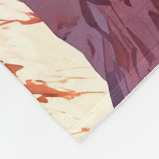 Antelope Canyon, Arizona Fleece Deken (Hoek)