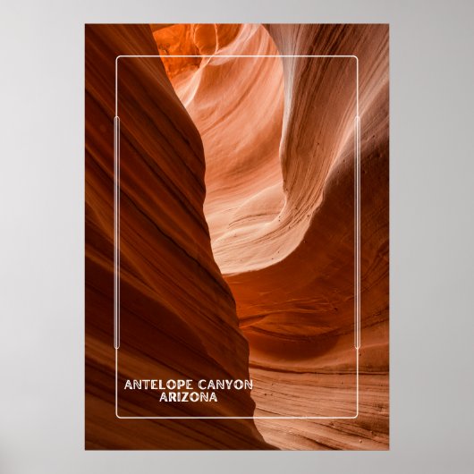 Antelope Canyon, Arizona Poster (Voorkant)