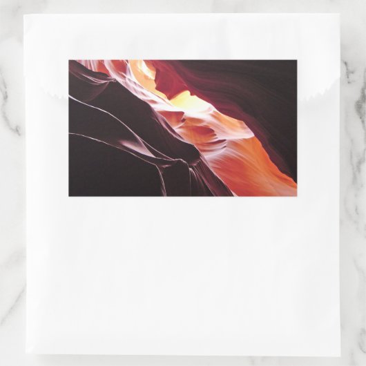 Antelope Canyon, Arizona Rechthoekige Sticker (Tas)