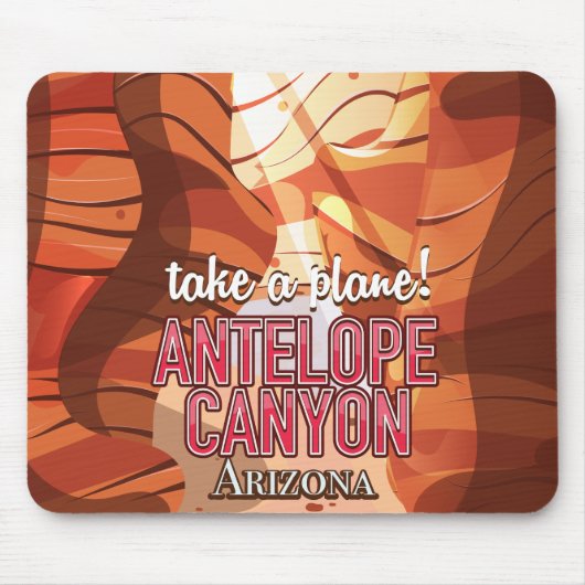 Antelope Canyon Arizona reisposter Muismat (Voorkant)